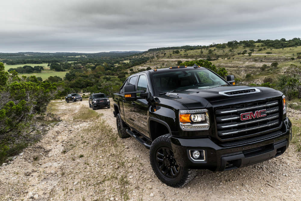 2017 GMC Sierra 2500HD All Terrain X on challenging trails