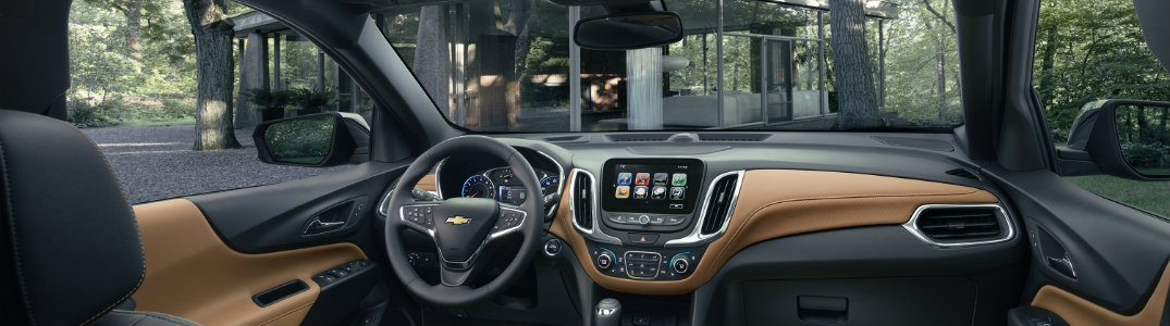 slender interior view of the 2018 Chevy Equinox