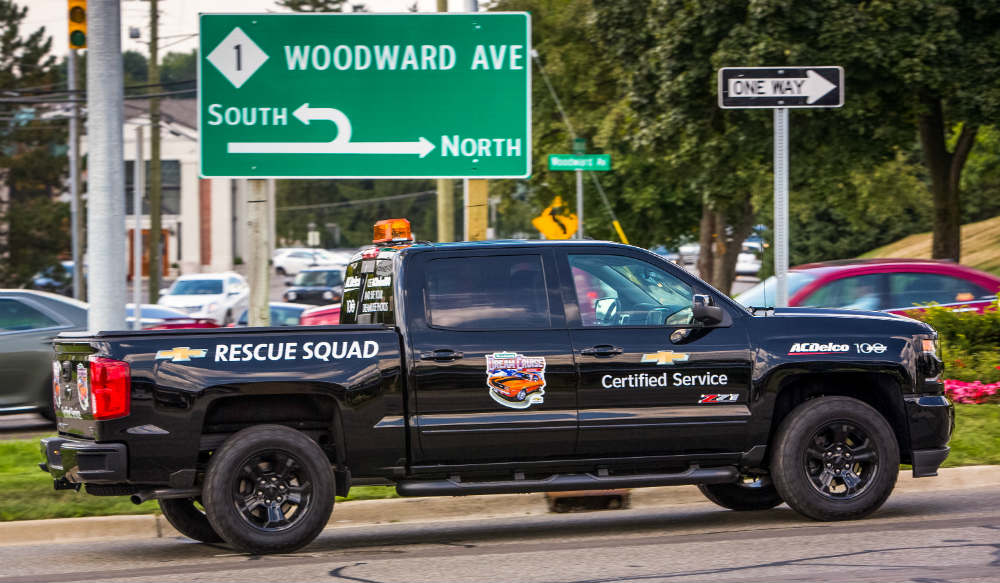 Chevrolet Certified Service Rescue Squad at the Woodward Dream Cruise