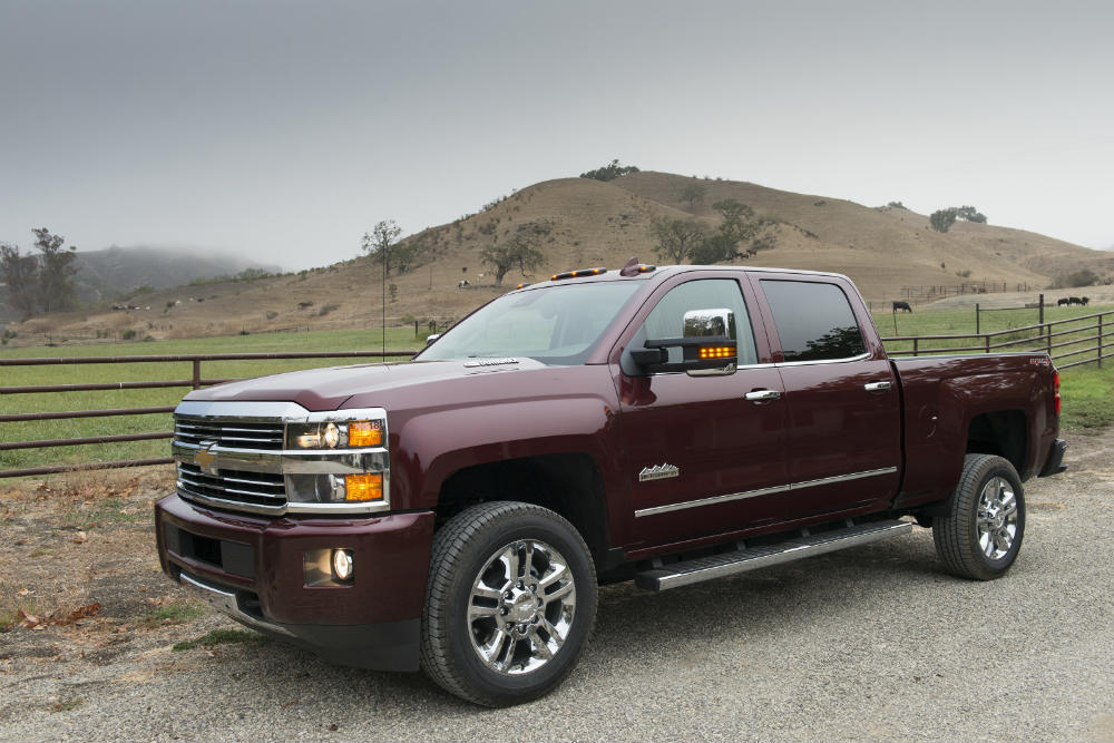 2016 Chevy Silverado 2500HD on a farm