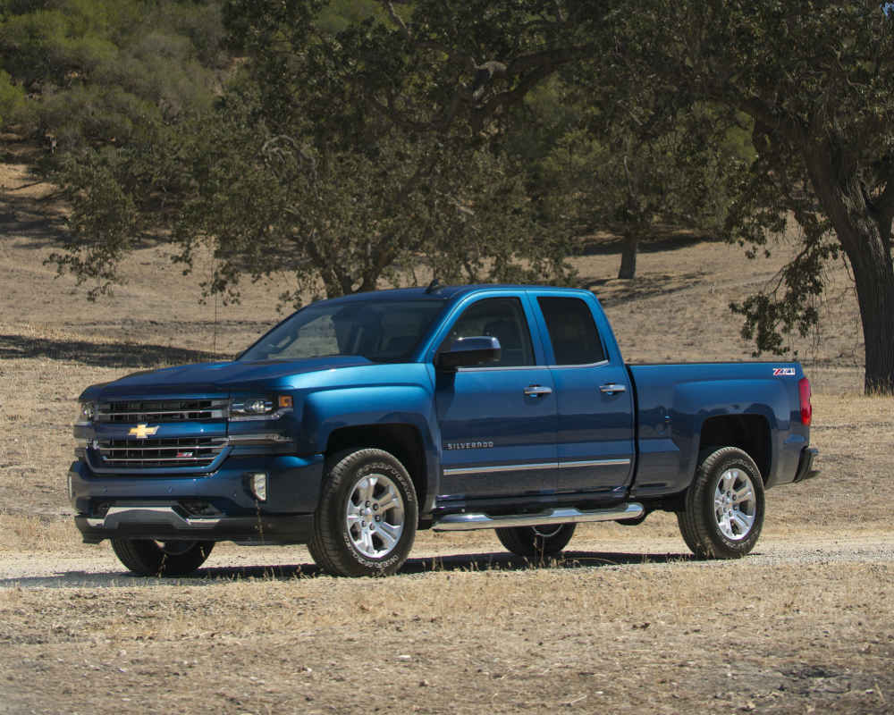 modern blue 2016 Chevy Silverado latest installment in the history of the Chevrolet Silverado