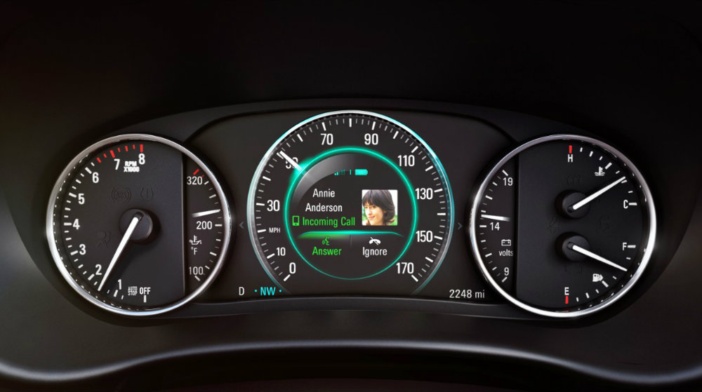 2016 Buick Envision dash gauge cluster