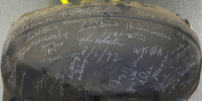 Signatures on the one millionth Corvette