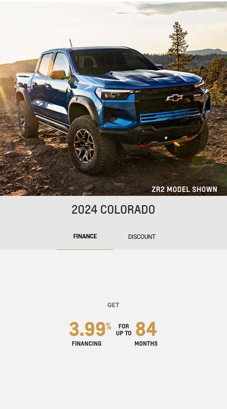 2024 Chevy Colorado Winnipeg