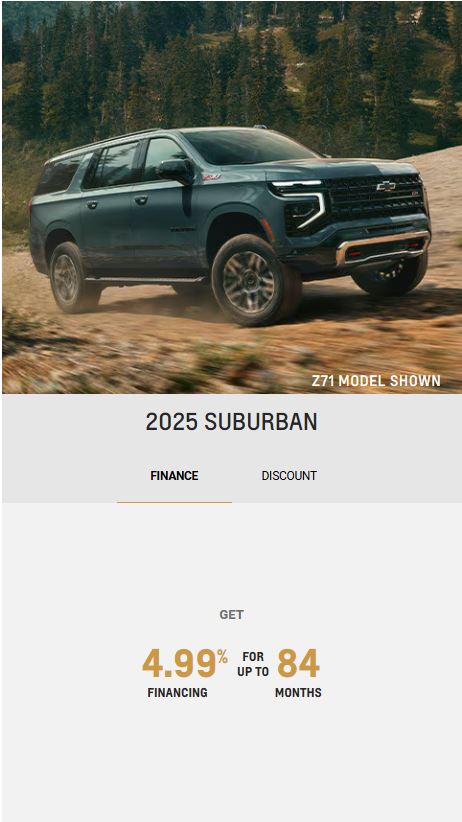 2025 Chevy Suburban Winnipeg