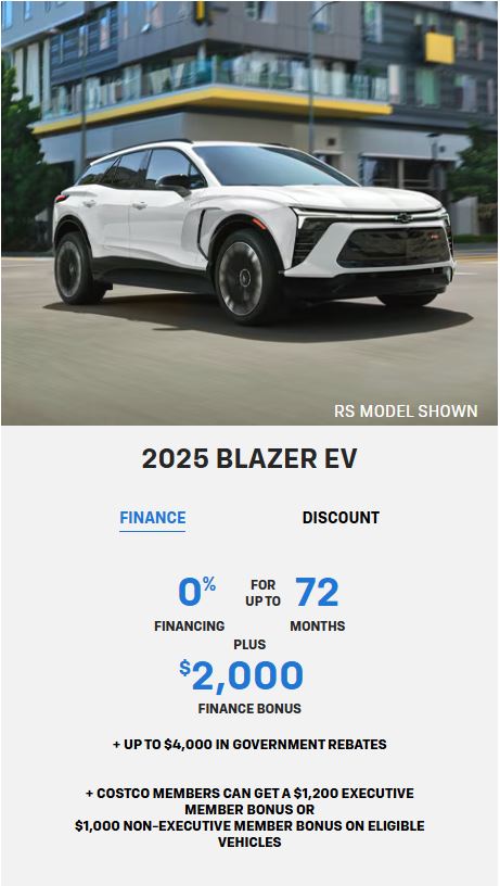 Blazer EV Winnipeg