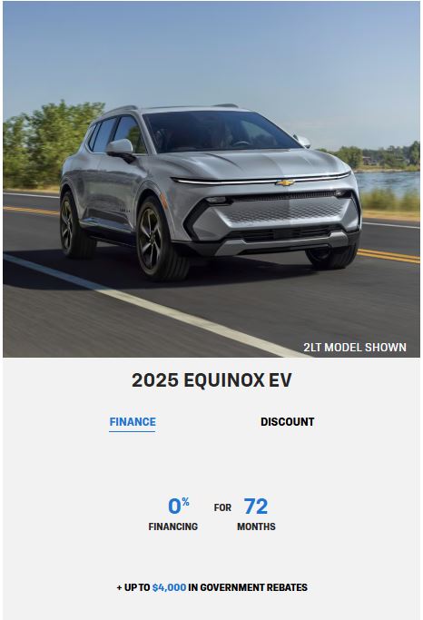Equinox EV Winnipeg