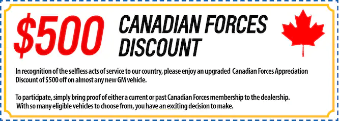 CANADIAN FORCES DISCOUNT