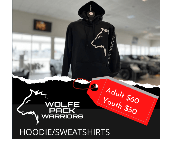WOLFE PACK WARRIOR HOODIES