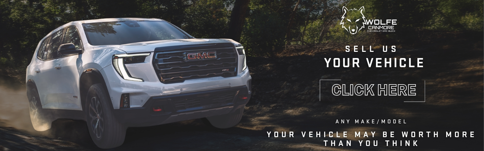 sell us your vehicle-wolfe canmore