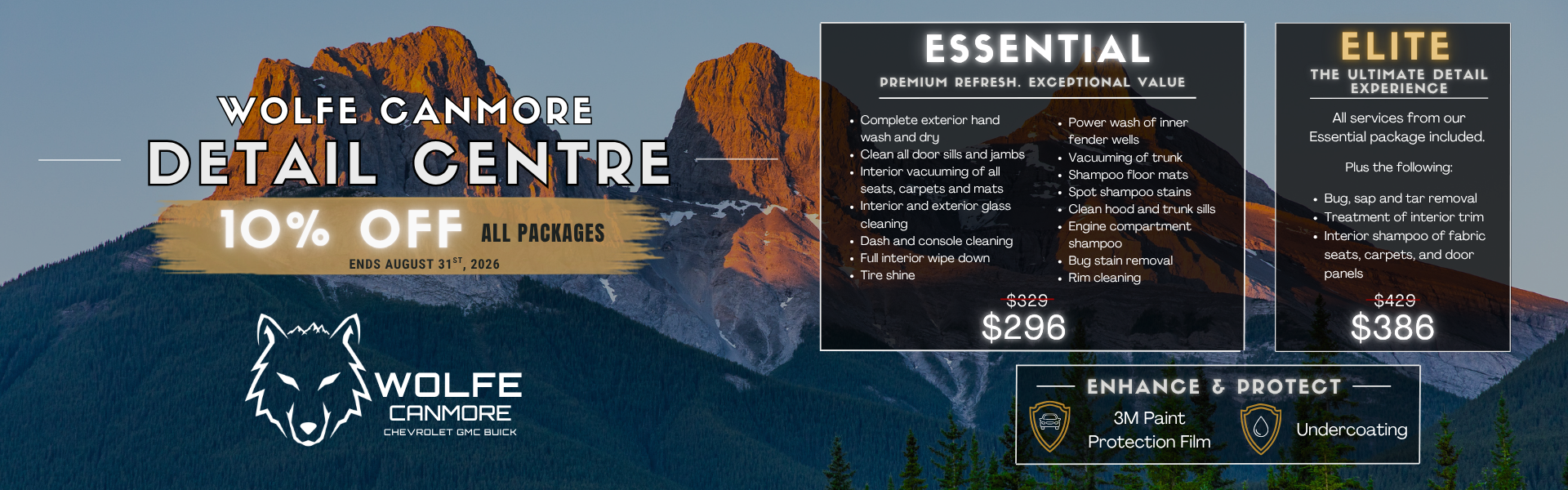 new detail packages