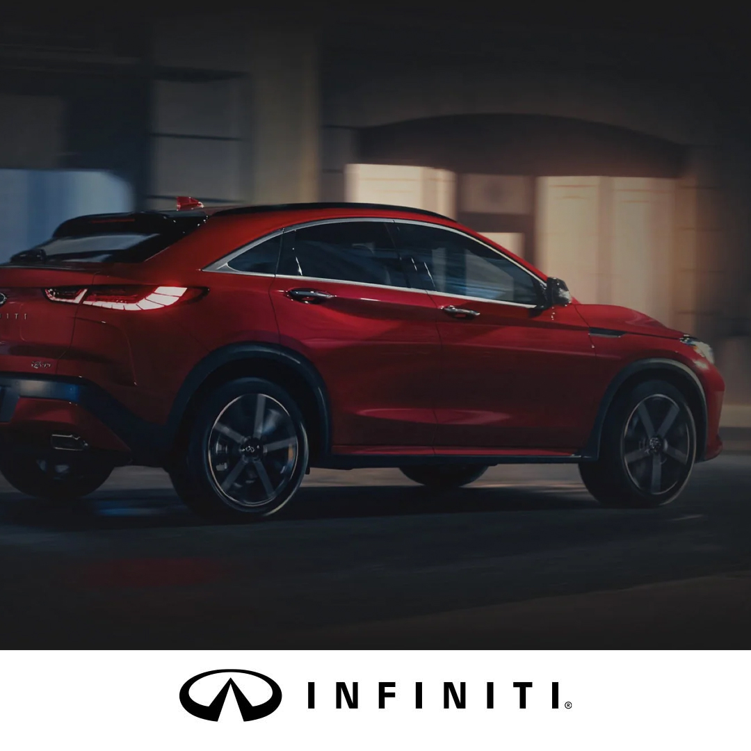 2023 INFINITI QX55 - At Night on the Road