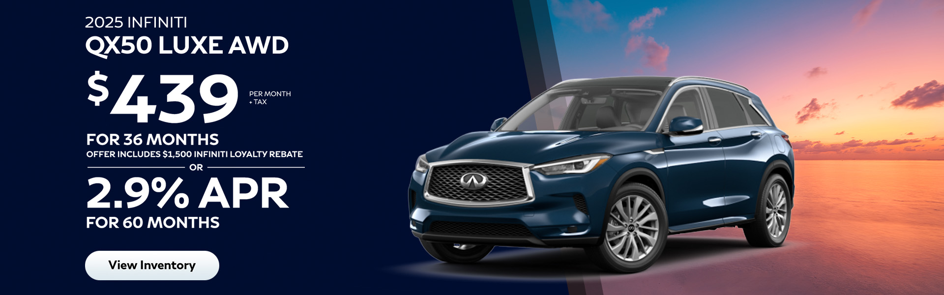 qx50 lease offer