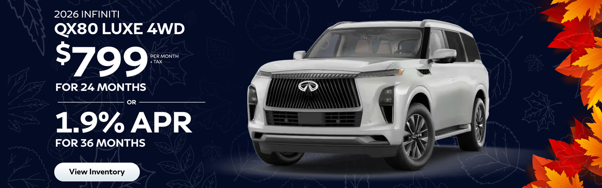 QX80 lease offer