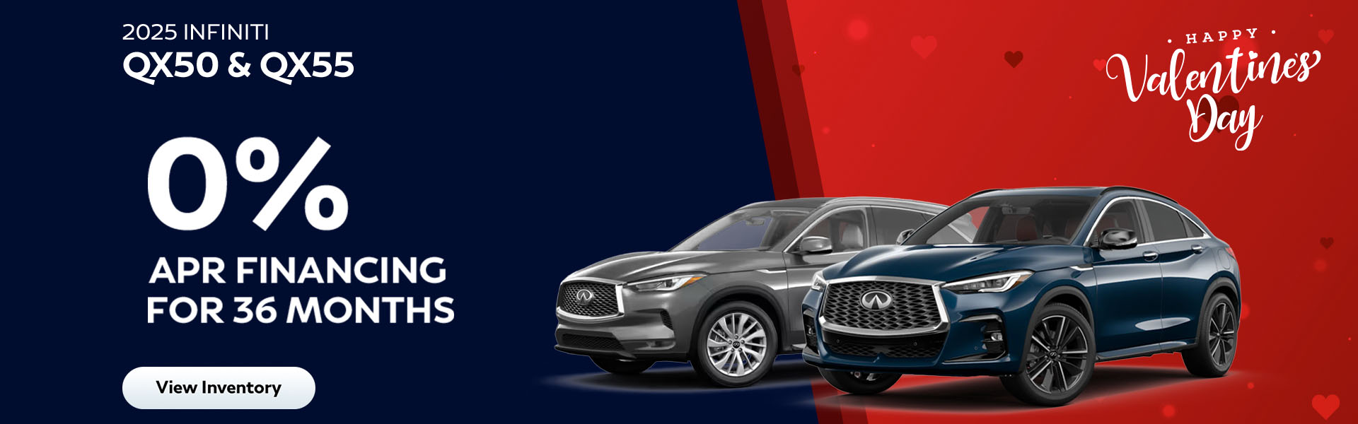 QX50 and QX55 APR offer