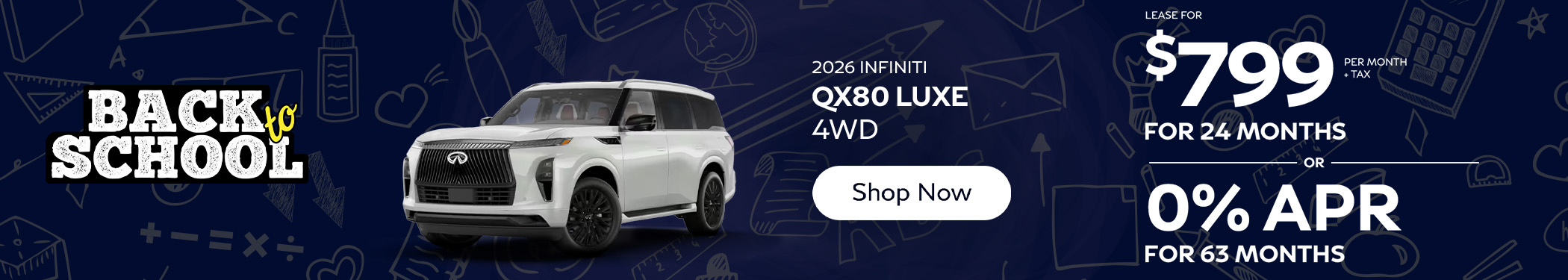2026 INFINITI QX80 LUXE 4WD