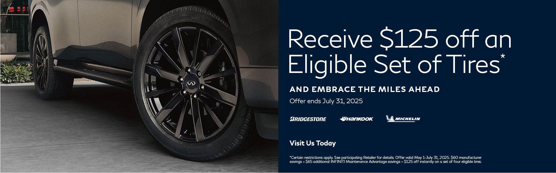 SD INFINITI Tire Offer
