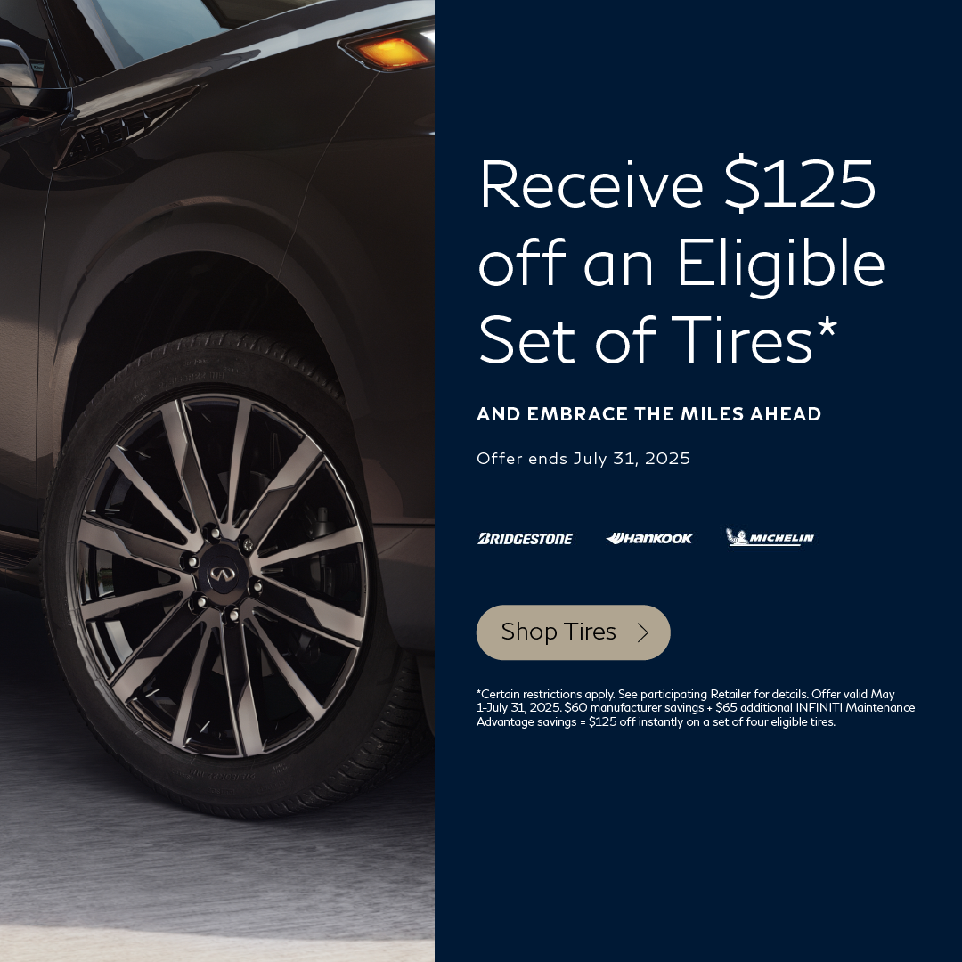 SD INFINITI Tire Offer