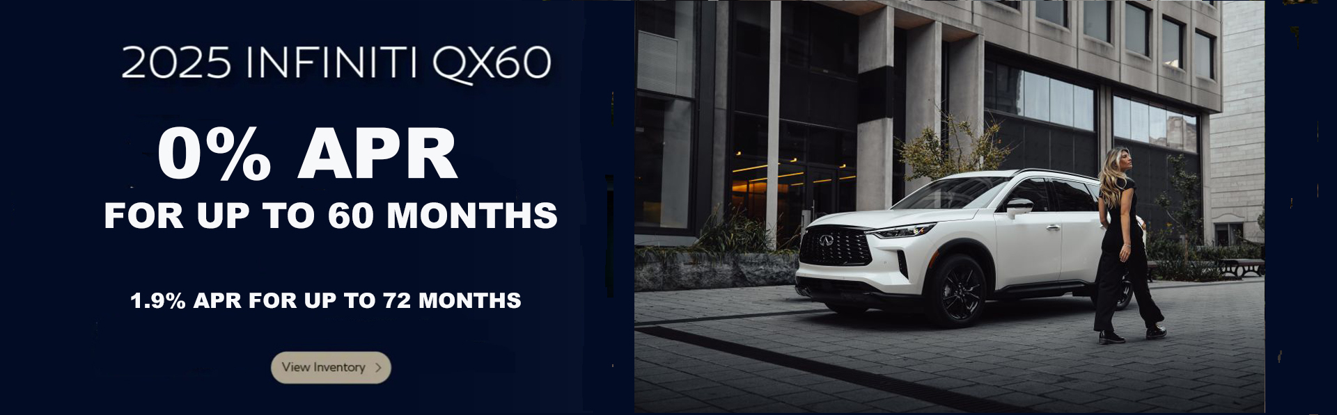 QX60 60% APR/60mo