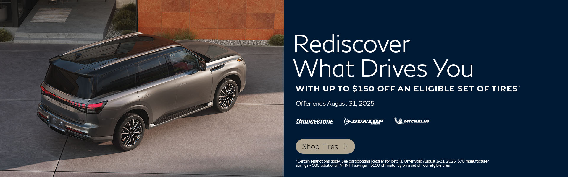 SD INFINITI Tire Offer