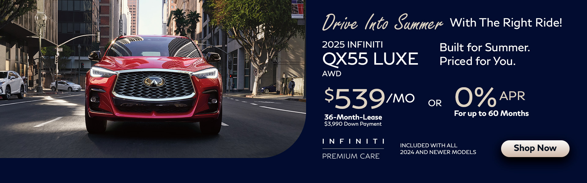 qx55 lease offer