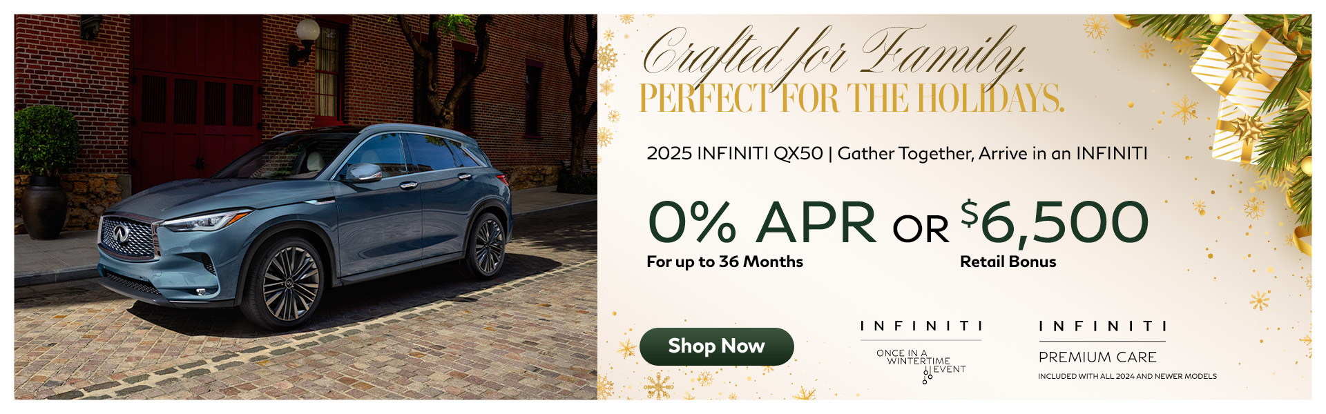 QX50 APR or Cash offer