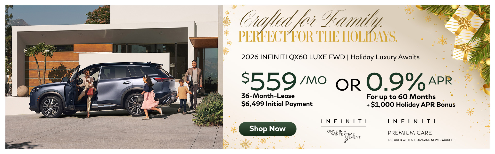 QX60 lease or APR offer