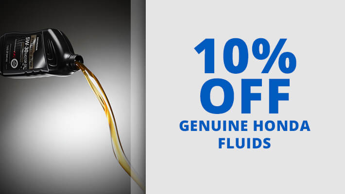 10% OFF GENUINE HONDA FLUIDS