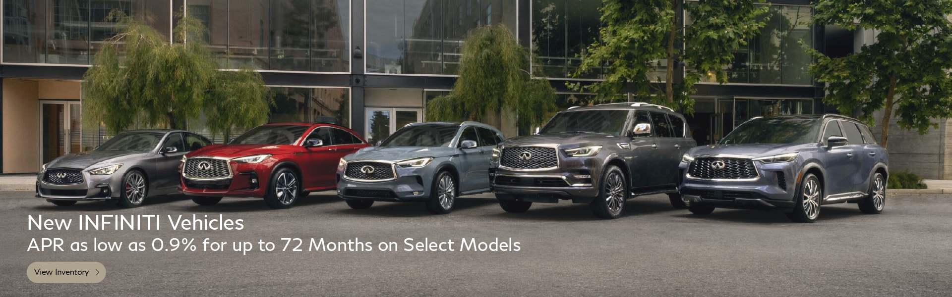 INFINITI Line Up Banner