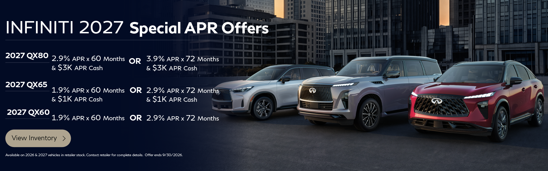 2027 APR Offers