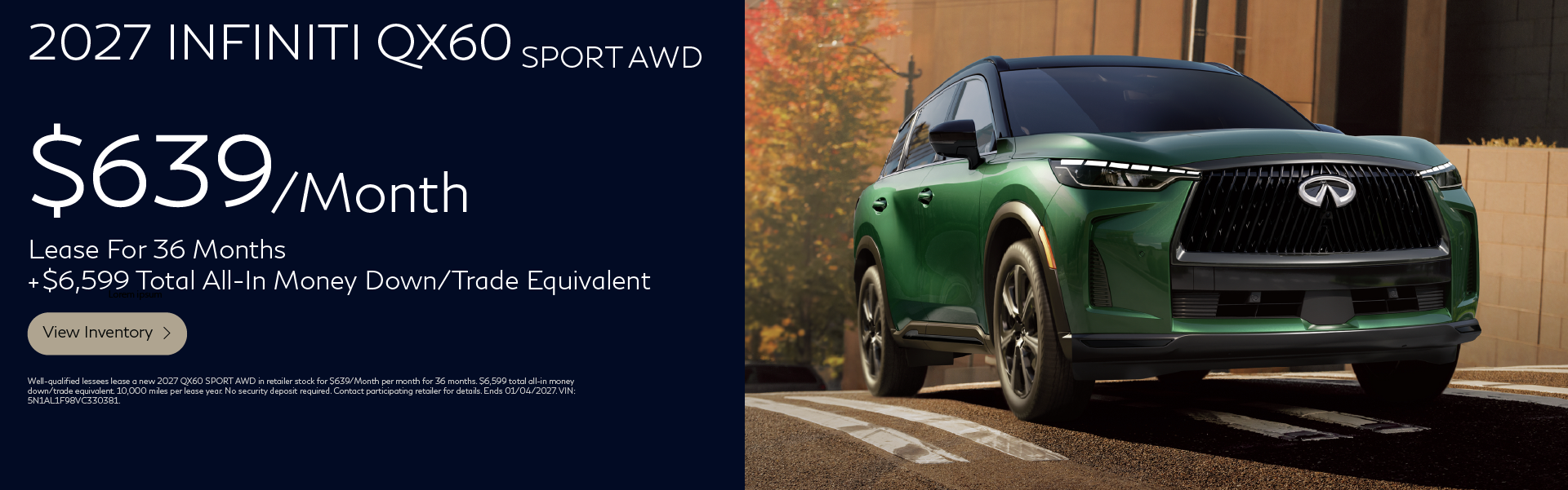 2027 QX60 Sport