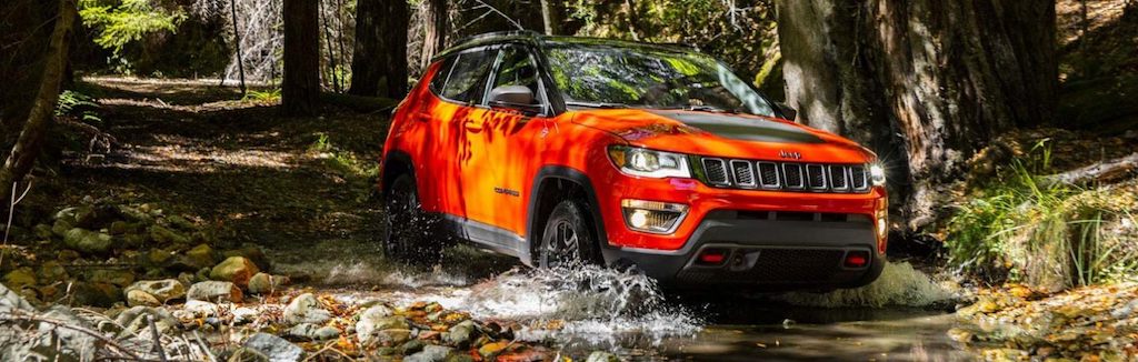 2020 Jeep Compass fording creek