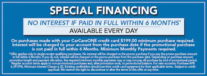 Special Financing