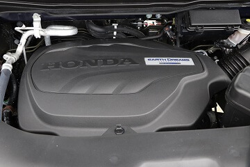 Engine appearance of the 2021 Honda Passport available at Midlands Honda