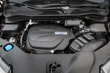 Engine appearance of the 2021 Honda Ridgeline available at Midlands Honda