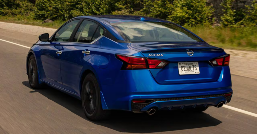 2025 Nissan Altima on the road