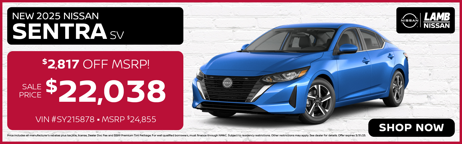 HP Sentra Offer