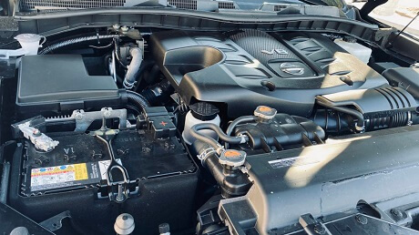 Engine appearance of the 2021 Nissan Armada available at Gastonia Nissan