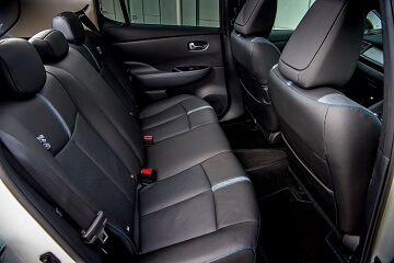 Interior appearance of the 2021 Nissan Leaf available at Gastonia Nissan