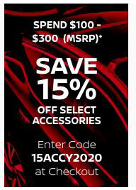 Save 15% when you spend $100-$300 (MSRP)*