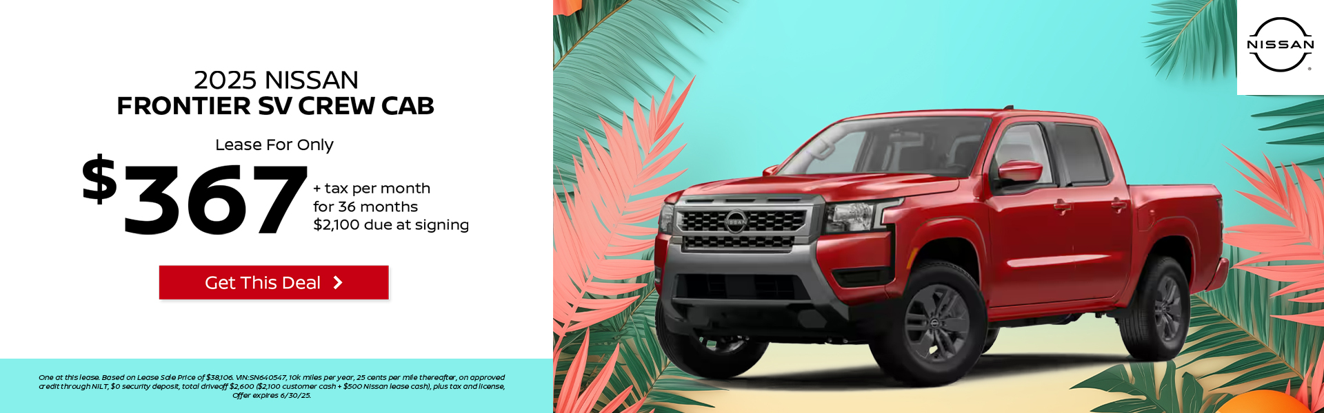 2025 Nissan Frontier SV Crew Cab