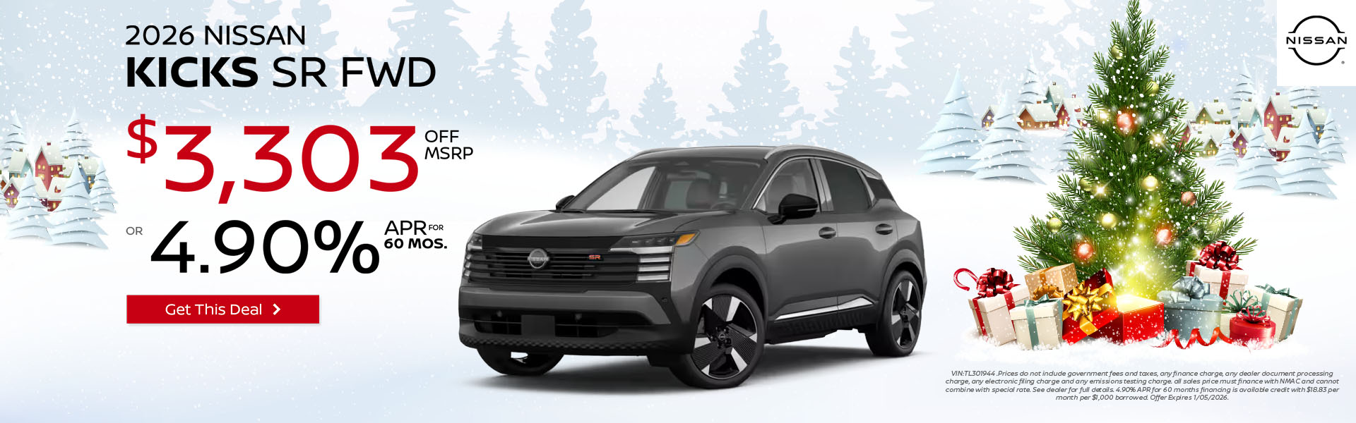 2026 NISSAN KICKS SR FWD