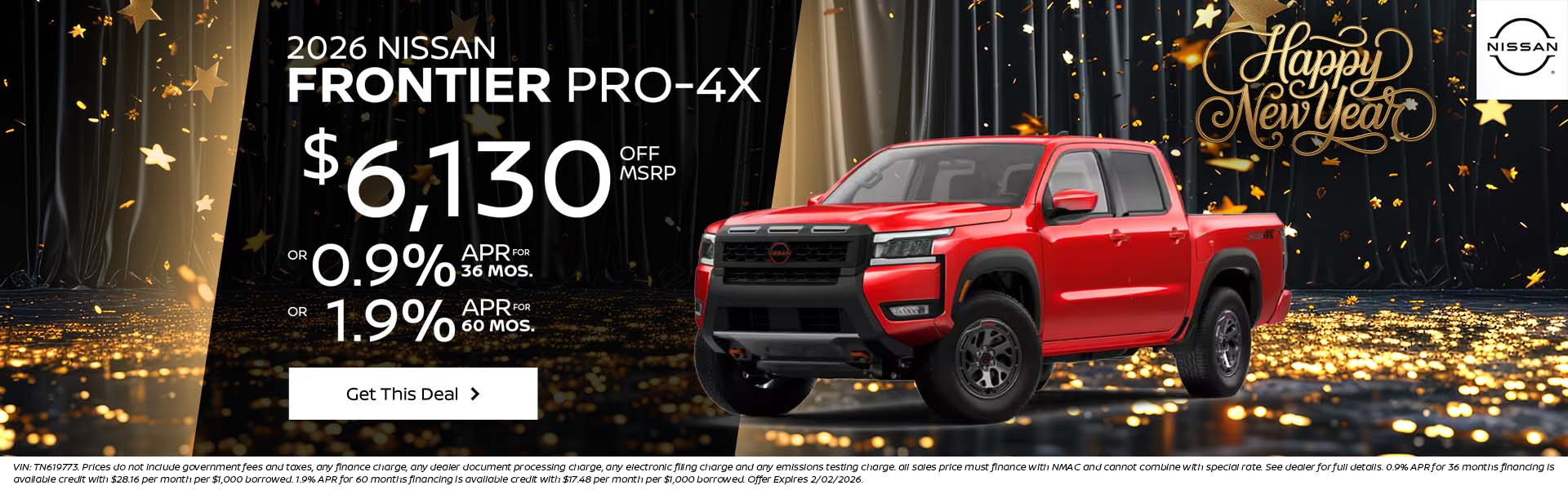 2026 NISSAN FRONTIER PRO-4X