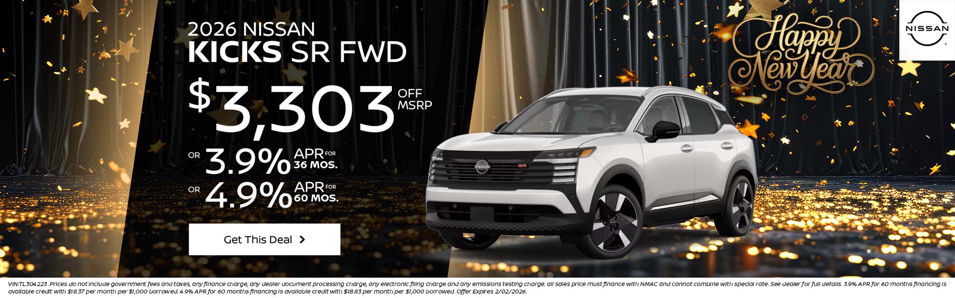 2026 NISSAN KICKS SR FWD