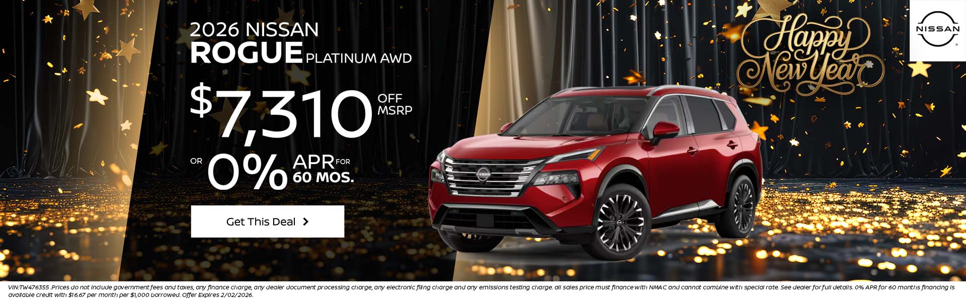 2026 NISSAN ROGUE PLATINUM AWD