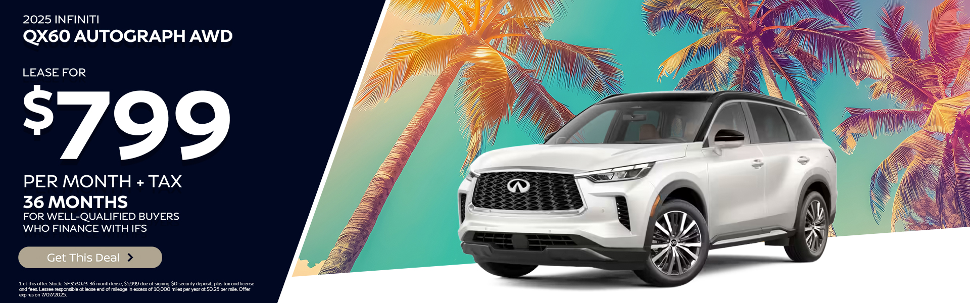 qx60 lease offer