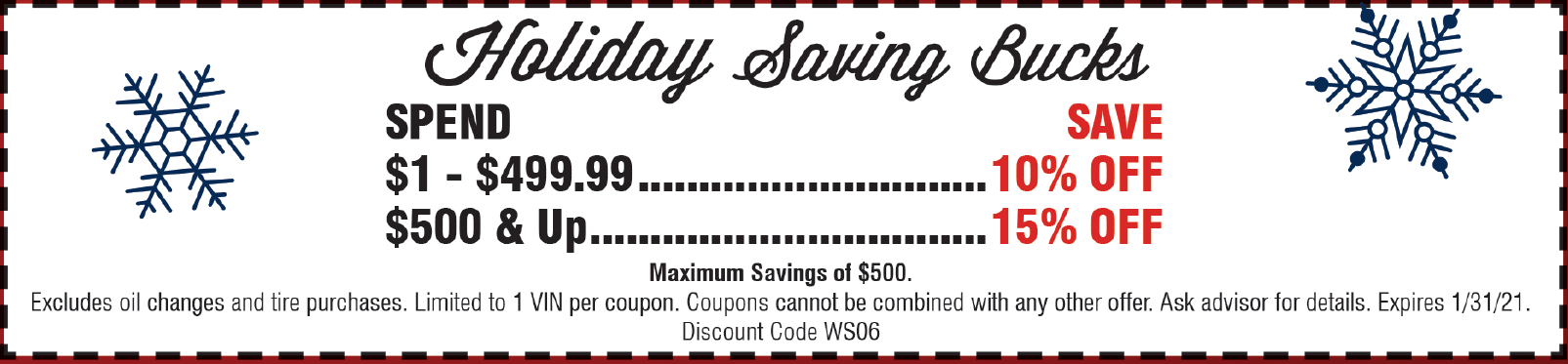 Wise Christmas Saving Bucks