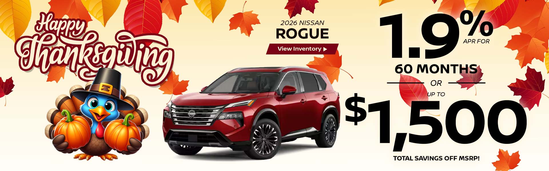 rogue apr 2026 Nissan Rogue