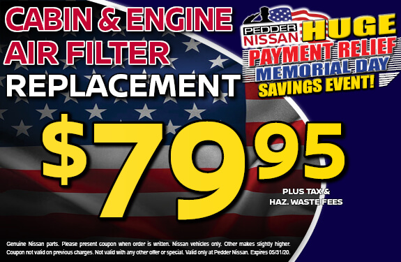 Cabin & Engine Air Filter Replacement