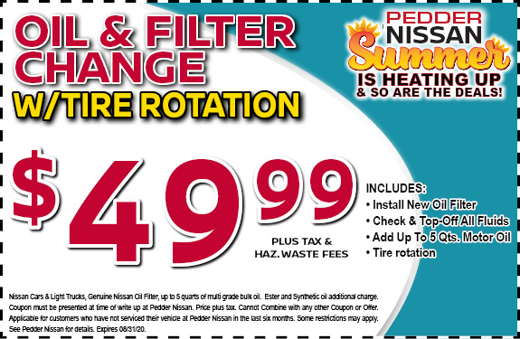 Oil & Filter Change with Tire Rotation